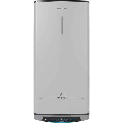 Ariston VELIS TECH WIFI 80 EU Horizontal/Vertical Depósito (almacenamiento de agua) Sistema de calentador único Plata