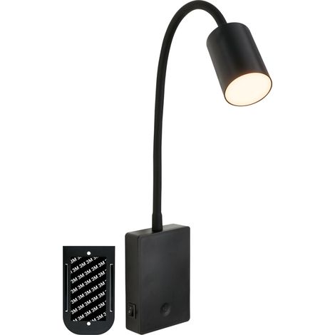 Applique murale LED, sans fil, variateur tactile, recharge USB-C (1/5)