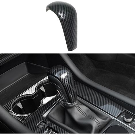 Schaltknauf-Abdeckung für die Mittelkonsole, für Mazda 3, CX30, CX50, Zubehör 2020, 2021, 2022, 2023, 2024, 2025 (nicht für CX5) (1/5)