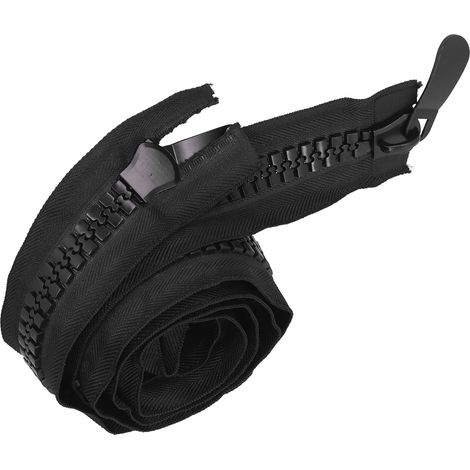 Zipper Double Ouverture - 120 cm - En Résine Et Tissu - Pour Sacs Tentes Et Créations DIY