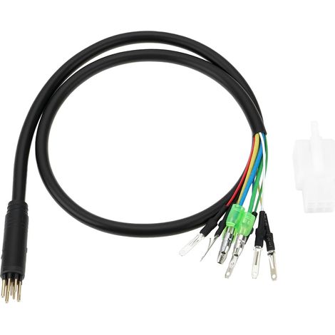 câble de moteur mâle à 9 broches pour vélo électrique, 55 cm, 12–72 V, pour moteur de moyeu à engrenage sans balais, accessoire de vélo électrique (1/5)