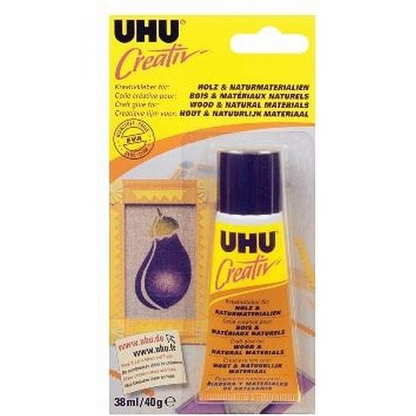 Colle Uhu Creativ' Bois Adhésif Polyvalent Pour Bois Et Matériaux Naturels. - Uhu