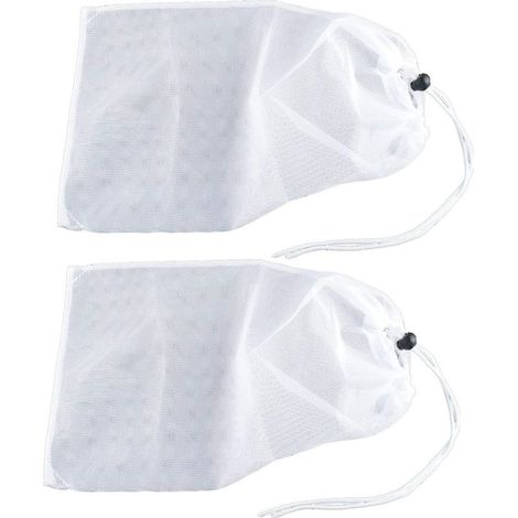 Lot de 2 sacs de rechange pour aspirateur de feuilles de piscine/collecteur de feuilles/broyeur de feuilles/embouchoir de feuilles/maître de feuilles avec cordon de verrouillage (1/4)