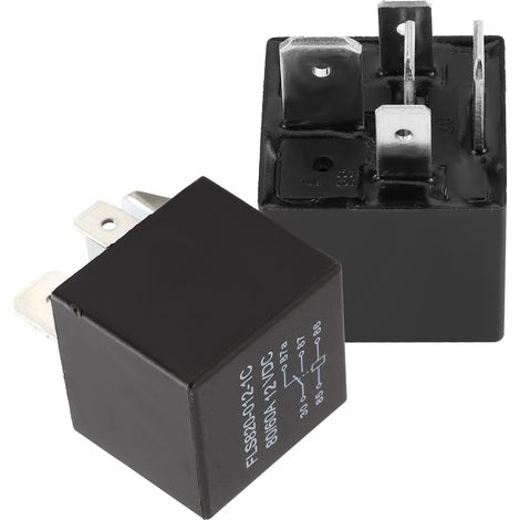 Relais Contacteur 12V 80A 5 Broches Universel pour Treuil, Lot de 2, Compatible Quad, Camion, Van, Bateau (1/5)