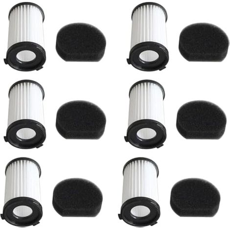 Lot de 6 filtres de rechange pour aspirateur Akitas AK585K V8, filtres éponge HEPA, lavables et réutilisables (1/4)