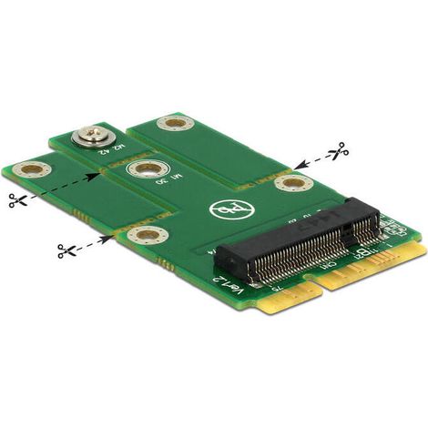 Adaptador DeLOCK MiniPCIe a M.2 NGFF (1/2)