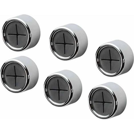 Accroche Torchon, 6 Pièces Porte Torchon, Accroche Torchons Adhesif, ABS Rond Porte Torchon Cuisine, Aucun Perçage Requis