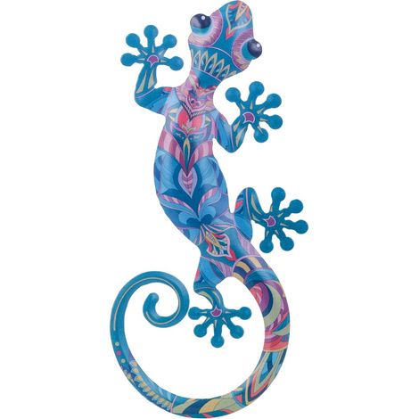 Signes GrimaltGiardino della Lucertola Figura di lucertola blu - 24x12x1 cm