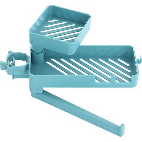 Porte-éponge , Porte-éponge sur robinet évier de cuisine caddie organisateur, étagère de drainage de robinet (1/5)