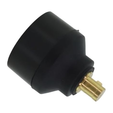 WP26V auf WP17V Schweißbrenneradapter, WIG-Schweißzubehör, Konverter 35–50 mm auf 10–25 mm, massive Messinganschlüsse für WIG-Schweißgeräte, Schwarz (1/5)