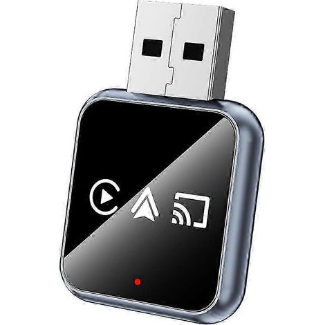 Carplay sans fil Mirror Link Carplay Android Auto Bluetooth+WiFi Adaptateur USB Carplay filaire QAQ (1/5)