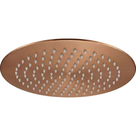 Rociador de ducha redondo REA JS-P014BRG 25cm Brush Copper (1/5)