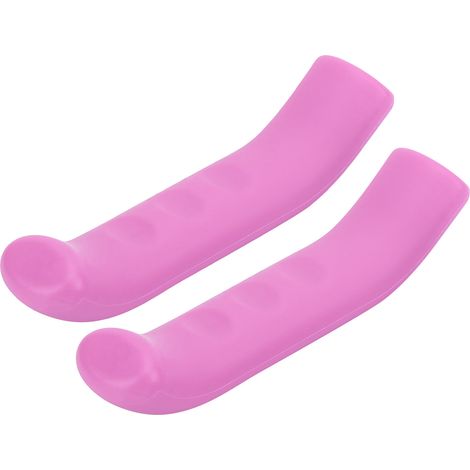 Poignée de frein en gel de silicone, protège-levier de frein pour vélo, coque de protection rose (1/5)