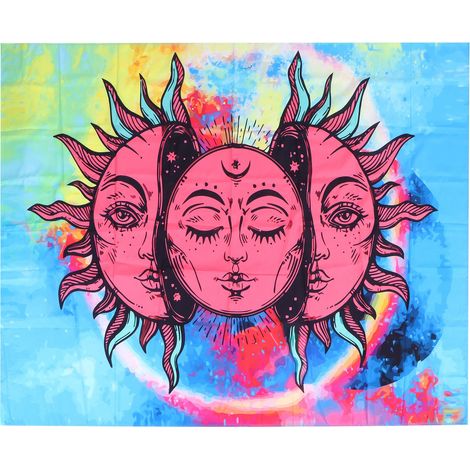 Tenture Murale Décorative avec Motif Déesse du Soleil pour Chambre et Salon 230x180cm (1/5)