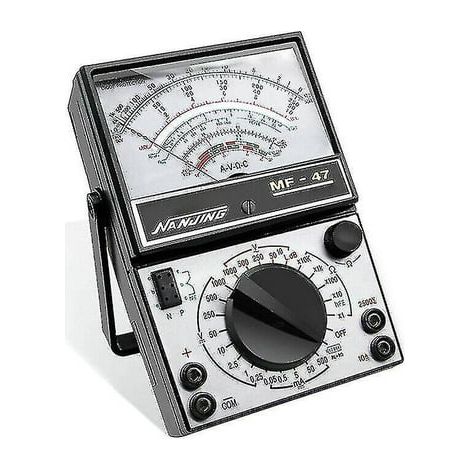 Voltmètre, voltmètre, ampèremètre, ohmmètre, multimètre analogique, testeur, appareil de mesure AC/DC 1000 V/500 mA (1/4)