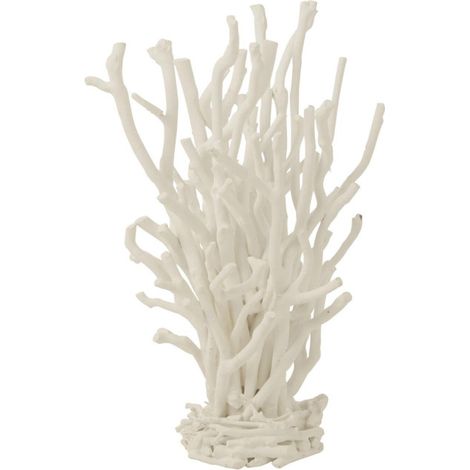 Déco en Bois "Arbre à Thé" 50cm Blanc (1/2)