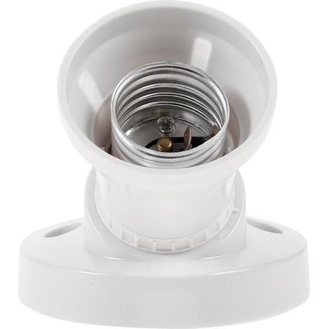 Douille E27 Support de Lampe de Bureau en Alliage de Zinc et Bakélite Plafond Prise de Courant, Installation Facile et Compatible Diverses Ampoules E27 (1/5)
