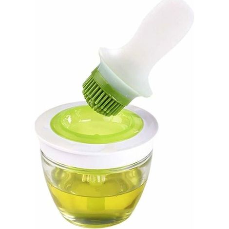 Brosse à Huile Silicone 148ml avec Bouteille, Accessoire Barbecue et Cuisine, Usage Intérieur/Extérieur, Nettoyage Pratique (1/4)