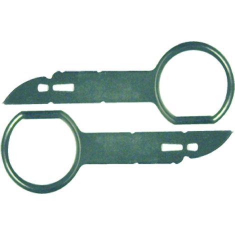 2 Cles extraction autoradio Caliber KEY05 Compatible avec Ford Mercedes VW Becker