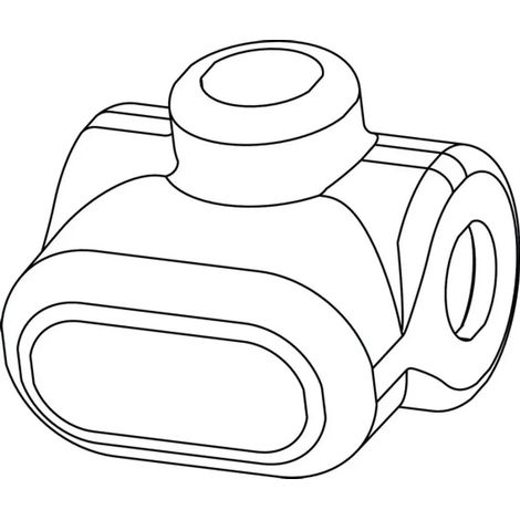 HEIMEIER Coquille d'isolation thermique pour Globo H avec vidange, DN 32, 0615-05.553