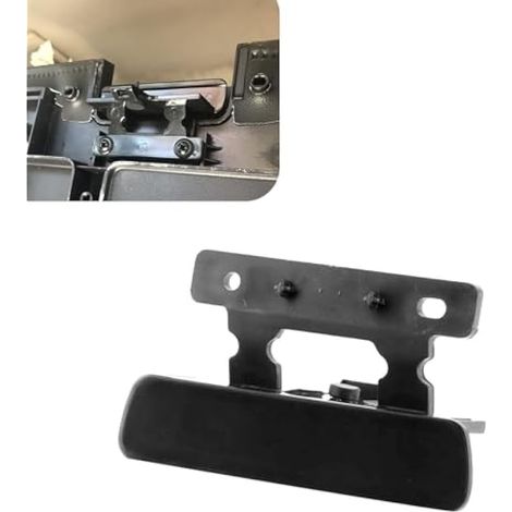 1 loquet de couvercle d'accoudoir central de voiture, en métal, compatible avec Silverado Avalanche Suburbanan Sierra Yukon 20864151 20864153 20864154 924810 (noir) (1/5)