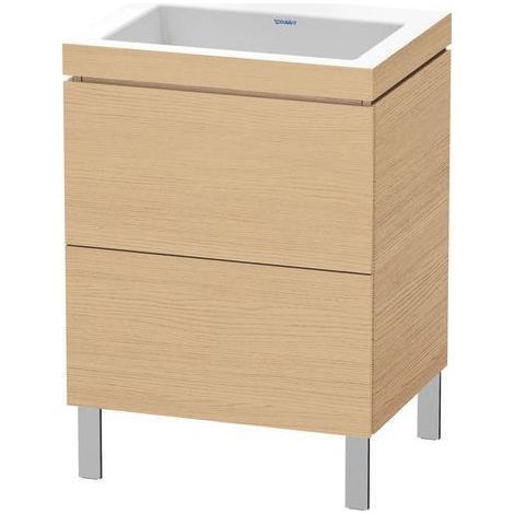 Ensemble lavabo L-CUBE 600x480mm 2 Au o HL ta s-mat ES Ah Mi.