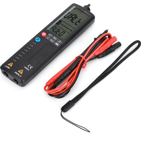 Multimètre intelligent numérique LCD double mode sans contact, détecteur de tension, de résistance et de fréquence (1/5)