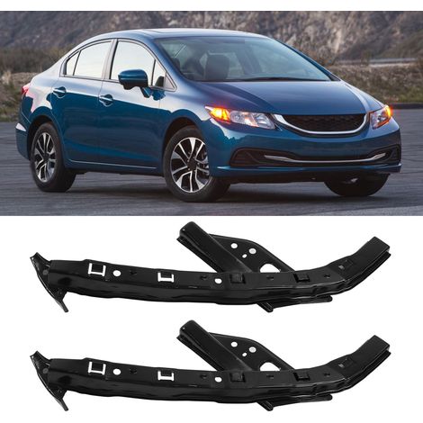 Frontstoßstangenhalterung und Scheinwerferhalterung 71190-TR0-A00, 71140-TR0-A00 für Honda Civic Limousine 2012-2015 (zweiteiliges Set) (übergroß) (1/5)