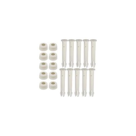 10 Stück Kunststoffstifte für Intex-Rundpools mit Metallrahmen, Ersatzteile für Pooldichtungen, Ersatz-Verbindungsstifte (6 cm) – Crezuo