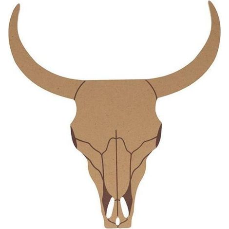 Support décoratif - Artemio - Tête de buffle - 25 cm x 23.6 cm - Personnalisable - MDF