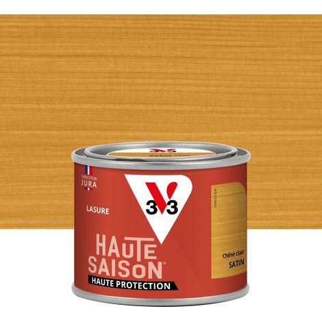 V33 Lasure V33 Haute saison 8 ans chêne clair satiné 0.125 l