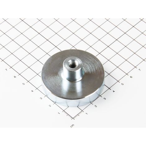 Magna-C Neodym Flachgreifer mit Gewindebuchse Ø50x22mm (1/4)