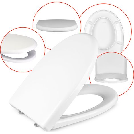 Les rois des sièges de toilettes Lunette WC Koło Solo - Blanc - Duroplast - Antibactérien et Confortable (1/5)