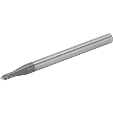 CNC-gefertigter 3-Schneiden-Fasenfräser aus Wolframstahl, Gravierwerkzeug 60° x D2 x 50L (1/5)