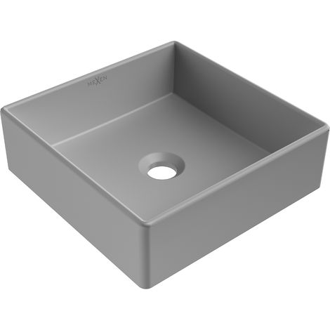 Mexen Goya lavabo da appoggio 35 x 35 cm, grigio chiaro opaco - 22183561 (1/5)