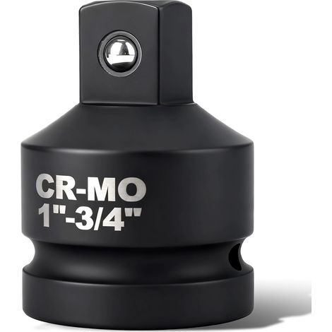 Adaptateur de douille 1 F à 3/4 m, adaptateur et réducteur, clé à choc Cr-Mo avec clé à entraînement carré, adaptateurs de conversion pour perceuse, entraînement à cliquet (1/5)
