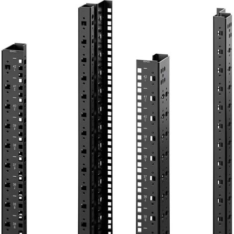 [NEUWERTIG] B-Ware Rittal 5302157 19 Zoll Netzwerkschrank Schienen Rack Schwarz Server Gestell