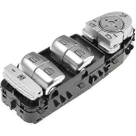 A2059056810 Interrupteur de commande principal de lève-vitre avant gauche pour Mercedes-Benz Classe C W205 C300 C400 C63 (2015-2020) (1/5)