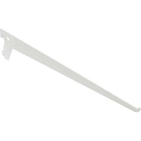 Reggimensola a 2 ganci - 10 cm. - bianco