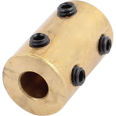 4mm à 6mm Bohrung Messing Robot Radkupplung mit festen Schrauben (935830e312112e72b9e2362bdc3c8421) (1/3)