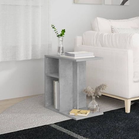 vidaXL Beistelltisch Betongrau 50x30x50 cm Holzwerkstoff (1/5)