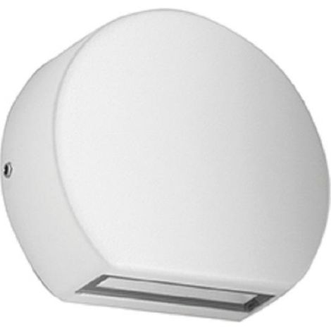 Lampada applique segnapasso SUN per esterni in alluminio 10x3 cm Bianco (1/3)