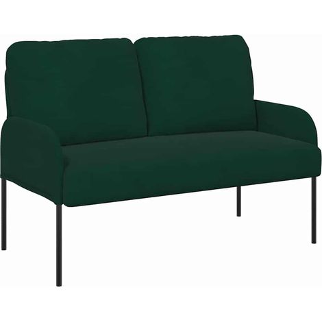 Maison Exclusive - Divani con cuscino 110cm Verde Scuro Legno compensato
