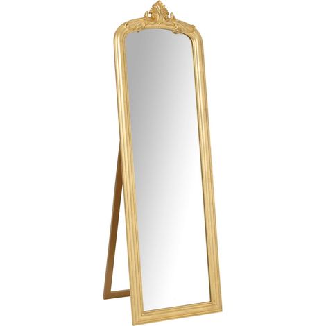 Miroir sur Pied "Emi" 180cm Doré