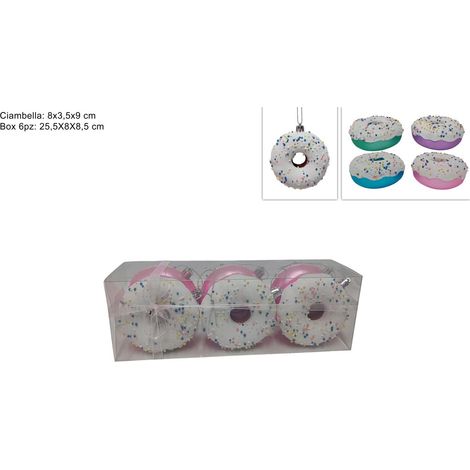 SET 6 PENDENTI CIAMBERLLA ASSORTITO 4 COLORI (1 PEZZO, INVIO CASUALE)