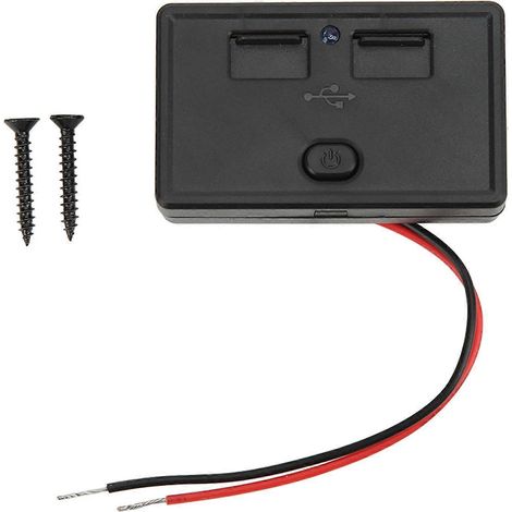 Prise de chargeur de voiture double USB, étanche, 4,8 A, compatible avec les camping-cars, les bateaux, les VTT, etc., peut charger les téléphones portables. (1/5)