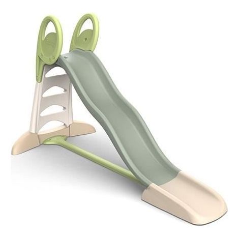 Toboggan XL 2.30m – Glisse double vague – Échelle soufflée avec mains courantes – Traitement anti-UV pour extérieur – Smoby