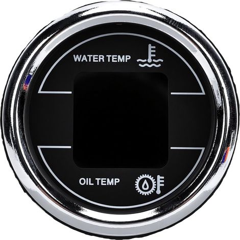 52mm Water/Oil Temperature Gauge, 4-Point Terminal (1/5)