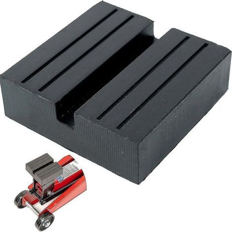 Betterlifefg-universal Rubber Jack Stand, Cuboid, Support 75x75x25 Mm For All Cars Up To 3.5 Tons, Non-slip Jack For The Operation Of Jacks (1/4)