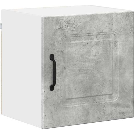 Meuble mural de cuisine,Armoire de cuisine avec étagère Gris béton 40 x 31 x 40 cm CFW47287 (1/5)